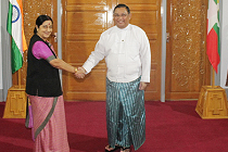 Sushma with Wunna Maung Lwin