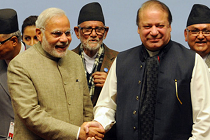Modi with Sharif_SAARC