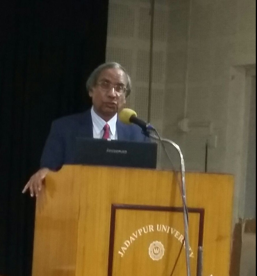 Lecture at Jadavpur University, Kolkata