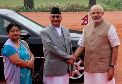 Nepal's Prime Minister visits India