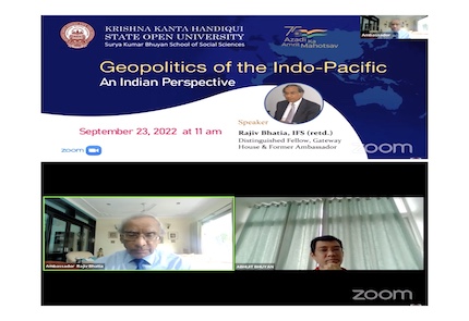 Talk on Geopolitics of the Indo-Pacific: An Indian Perspective